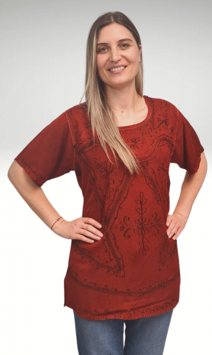 Bluza vascoza Stela culoare rosu [2]