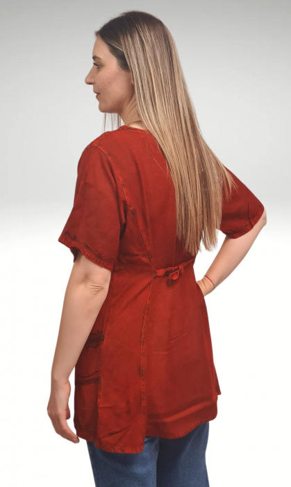 Bluza vascoza Stela culoare rosu [3]