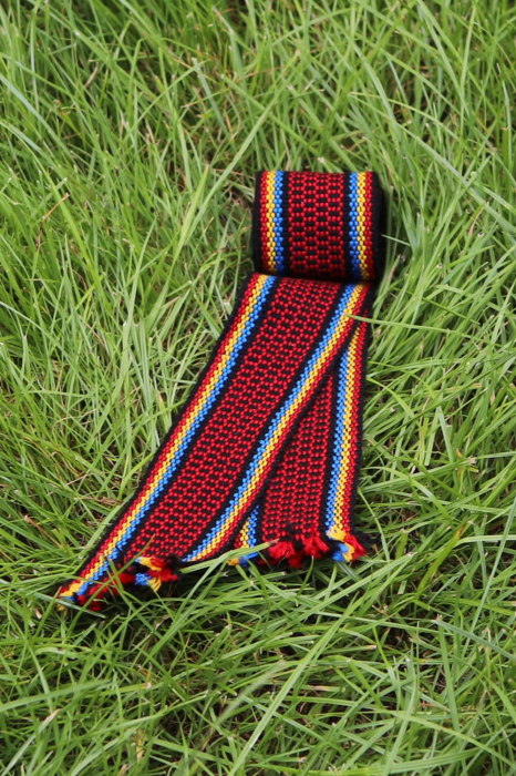 Brâu copii rosu cu tricolor [1]