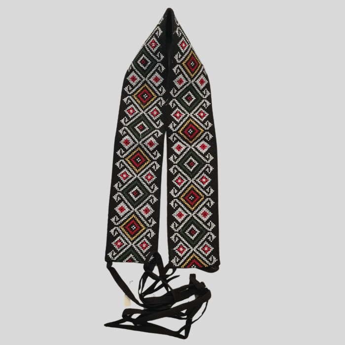 Brâu tradițional romb broderie multicolor [2]