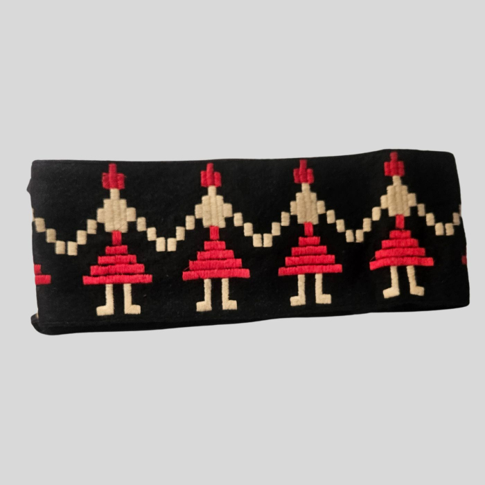 Brâu tradițional româncuțe culoare neagră 1 [2]