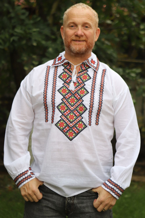Cămașă tradițională Ananian broderie verde [1]