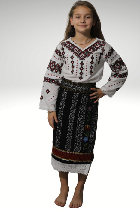 Catrinta argintie traditionala copii [2]