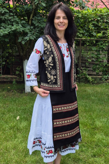 Compleu damă tradițional broderie spicul graului [2]