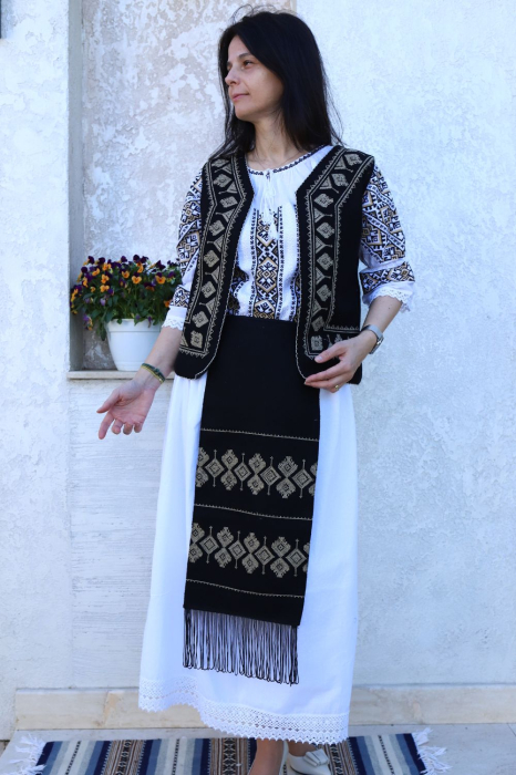 Compleu damă tradițional broderie romb [2]