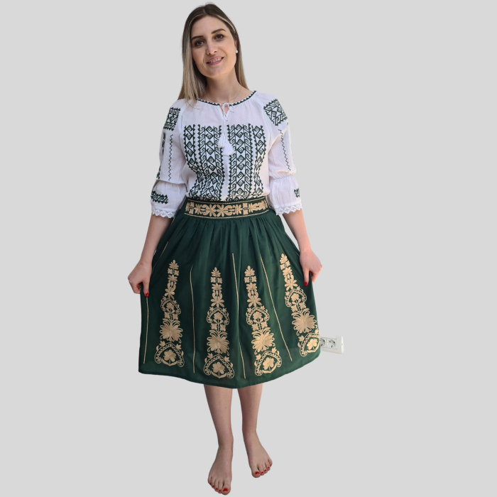 Fusta dama Monica culoare verde [2]