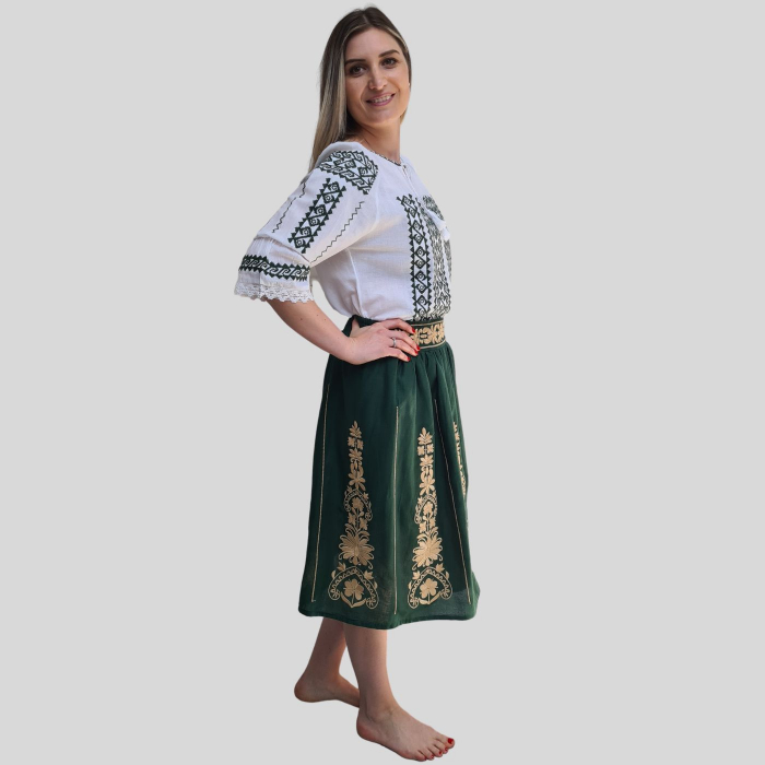 Fusta dama Monica culoare verde [4]