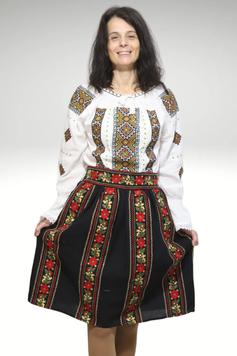 Fusta dama neagra flori de toamna [4]