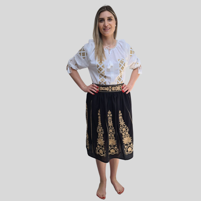 Fusta dama Monica culoare neagră [2]