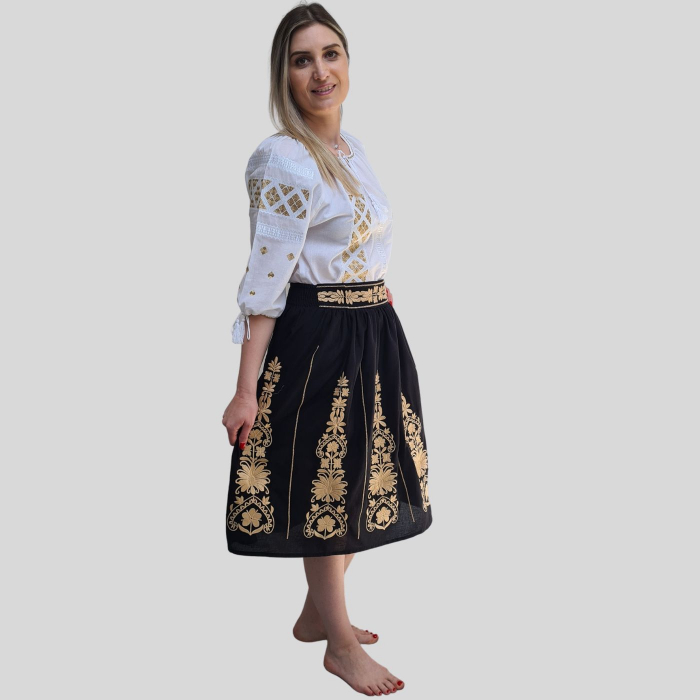 Fusta dama Monica culoare neagră [4]