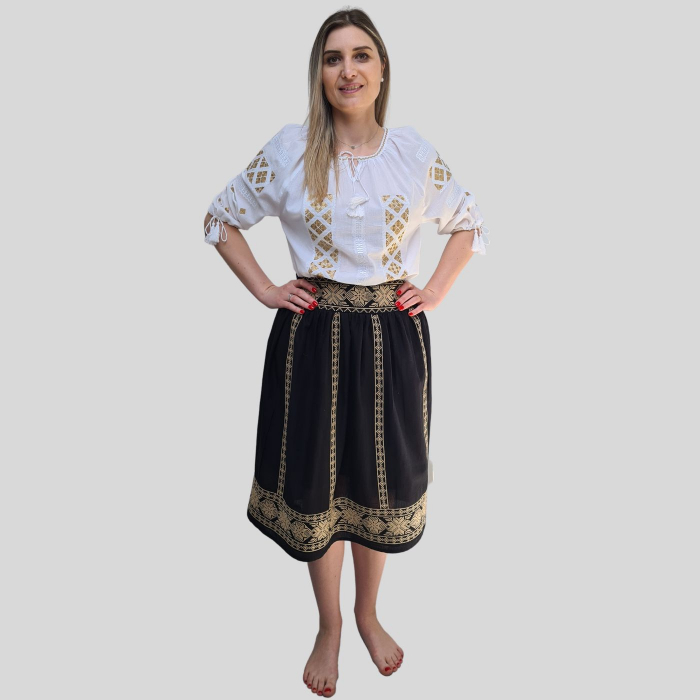 Fusta dama Liliana culoare neagră [3]