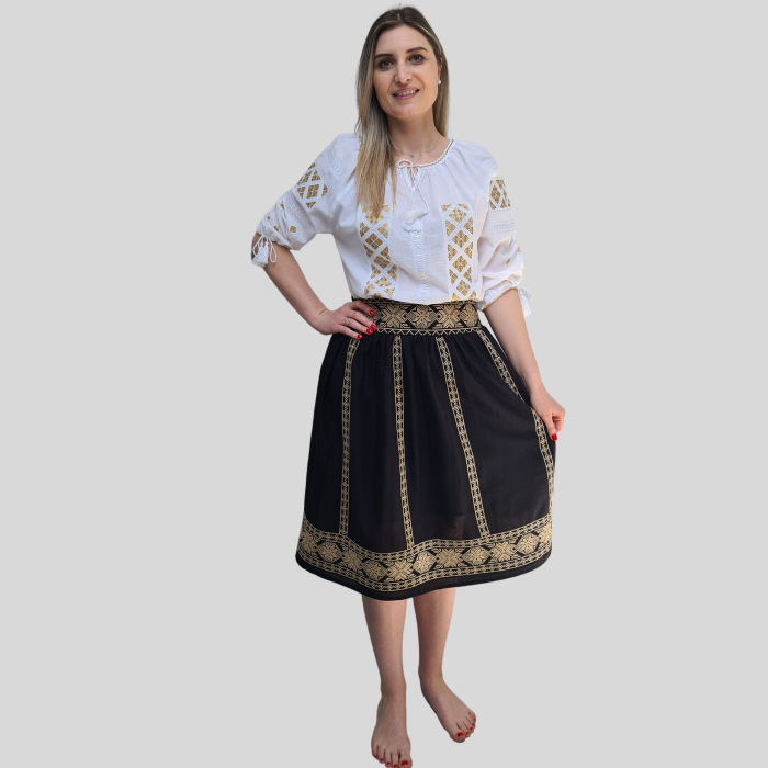 Fusta dama Liliana culoare neagră [2]