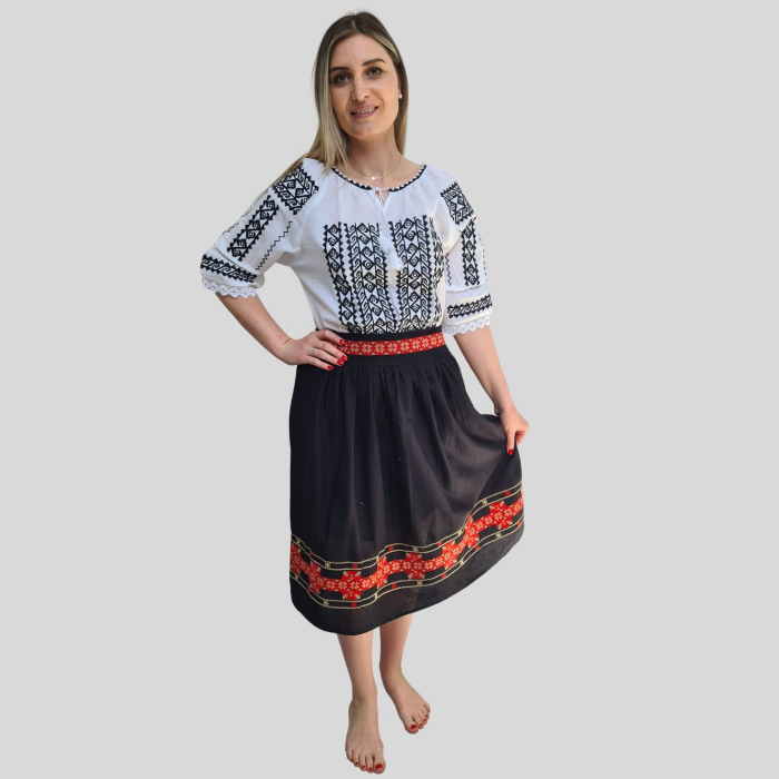 Fusta dama Mihaela culoare neagră [3]
