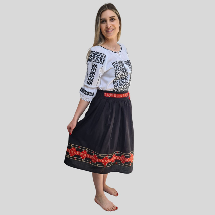 Fusta dama Mihaela culoare neagră [4]