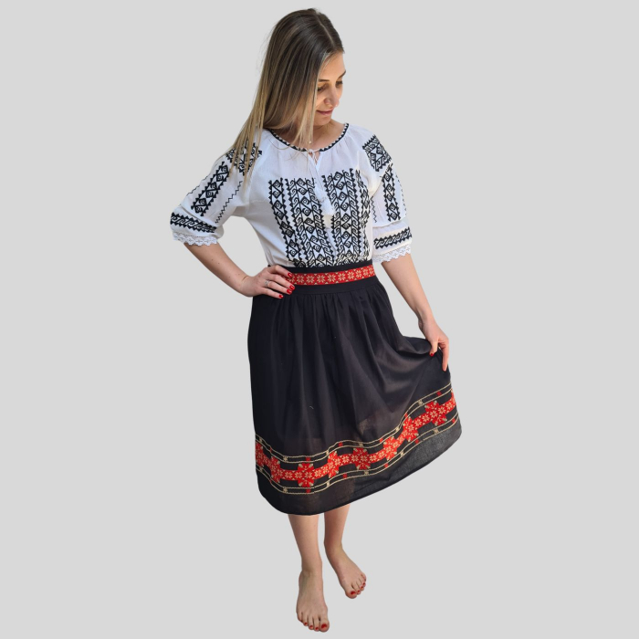Fusta dama Mihaela culoare neagră [2]