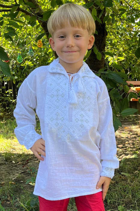 Ie băieți Filimon broderie argintie [1]