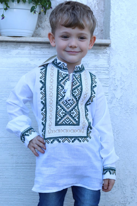 Ie băieți Ramon broderie verde [4]