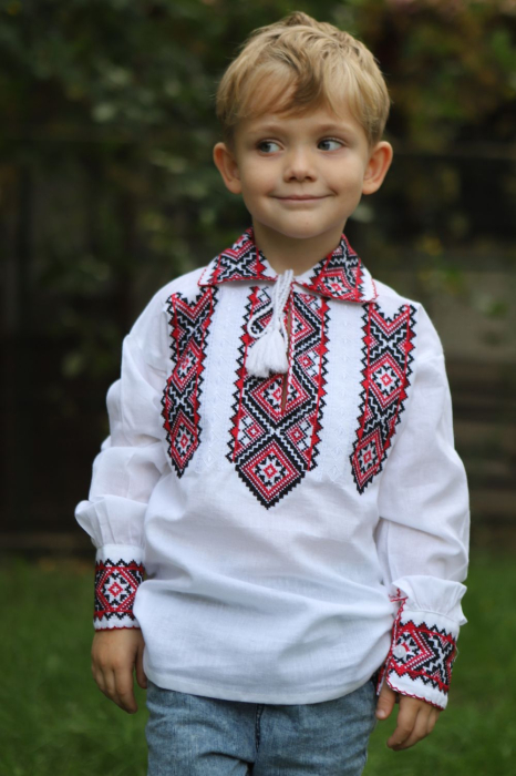 Ie băieți Ierotei broderie rosie [2]