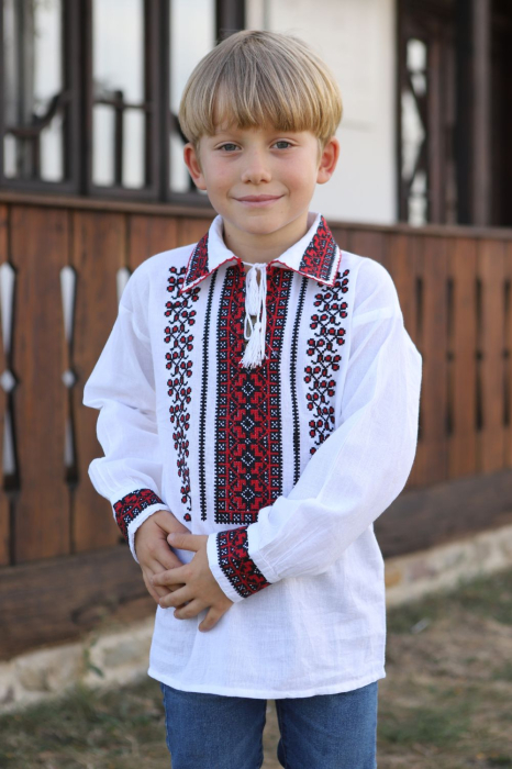 Ie băieți Mateo broderie rosie [3]