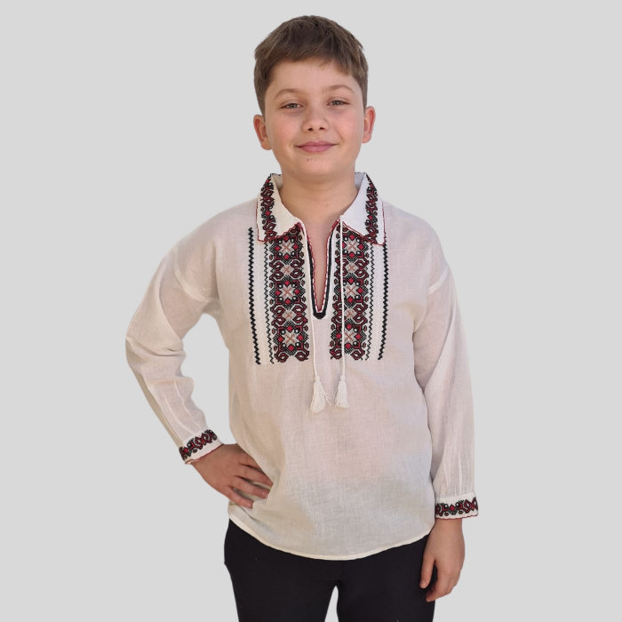 Ie băieți Ioachim broderie roșie [2]