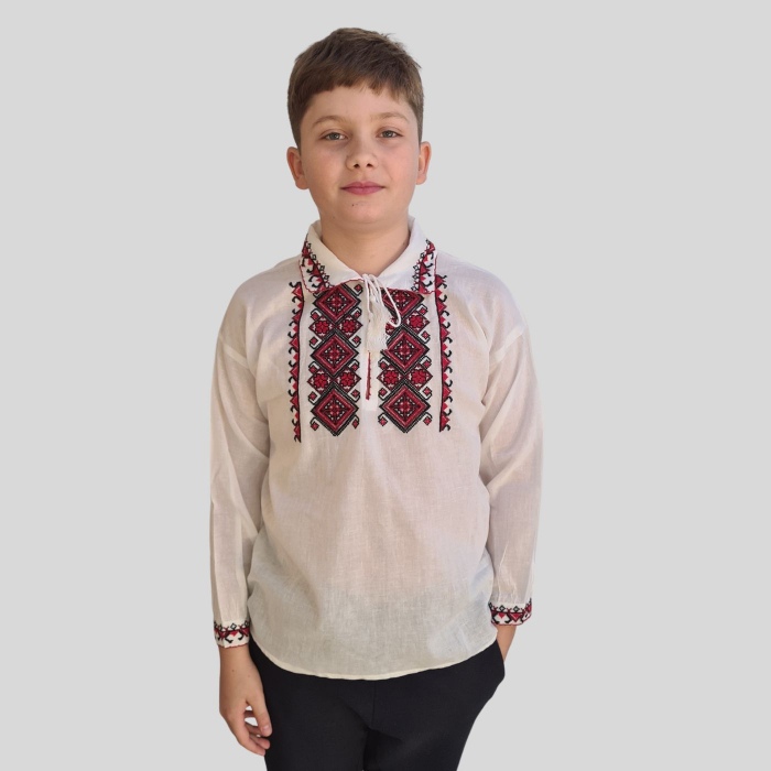 Ie băieți Chiril broderie rosie [2]