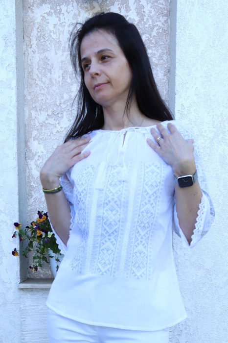 Ie damă Filotimia broderie argintie [2]