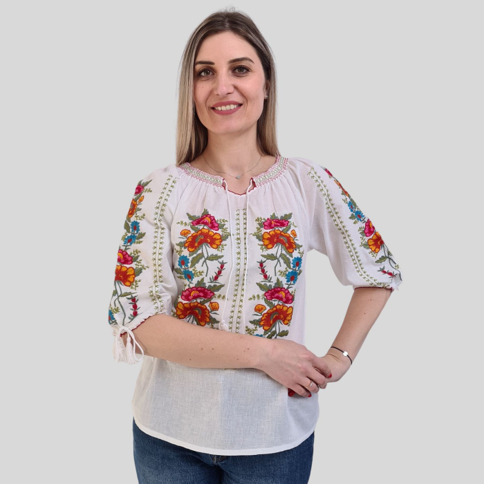 Ie damă Daria broderie multicoloră [3]
