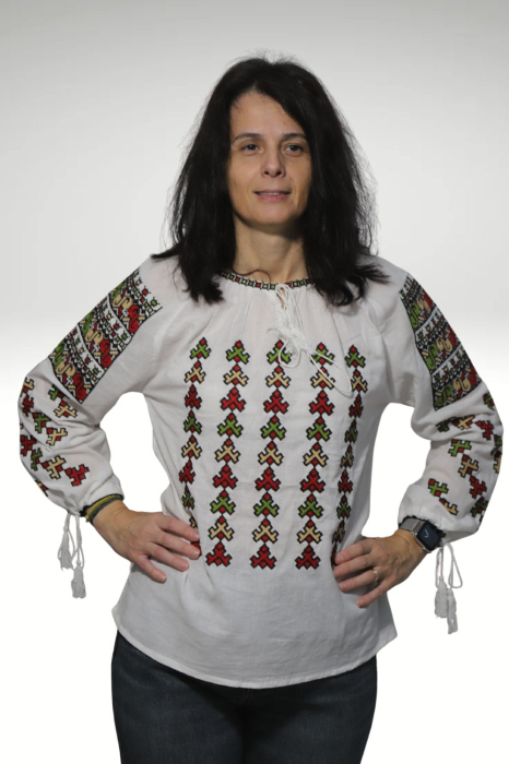 Ie damă Efremia broderie verde [2]