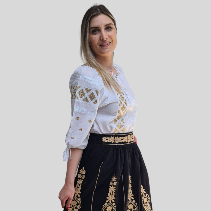 Ie damă Iza broderie aurie [2]