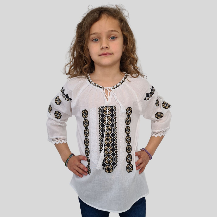 Ie fete Marcela broderie neagra [3]