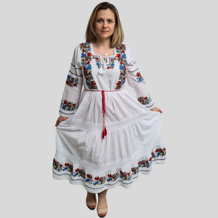 Rochie damă Iunia culoare albă [3]