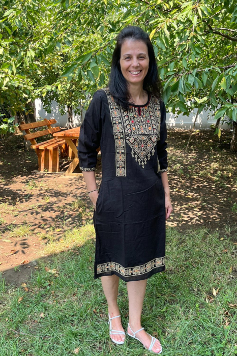 Rochie damă Roxana culoare neagră mărimi mari [2]