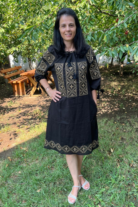 Rochie damă Valeria neagră mărimi mari [1]