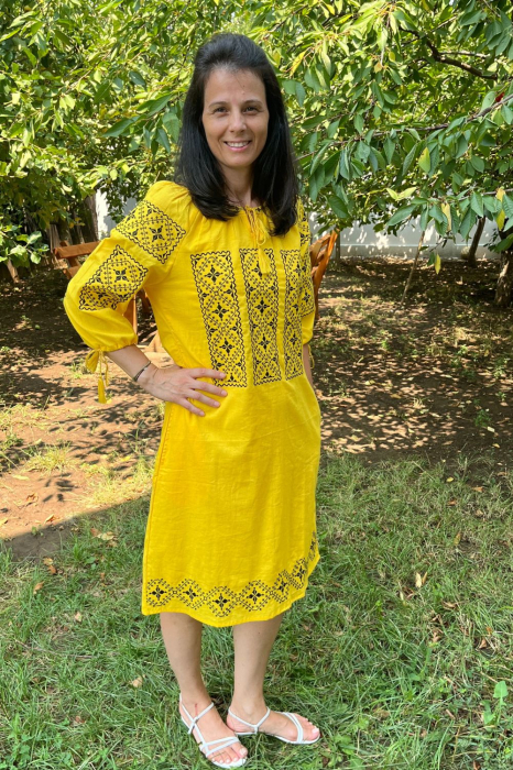 Rochie damă Valeria galbenă [3]