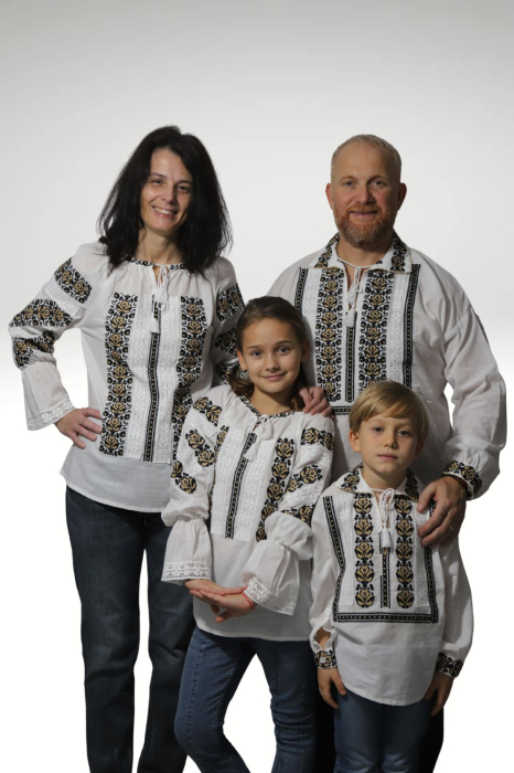 Set familie Pinufie broderie bej [2]