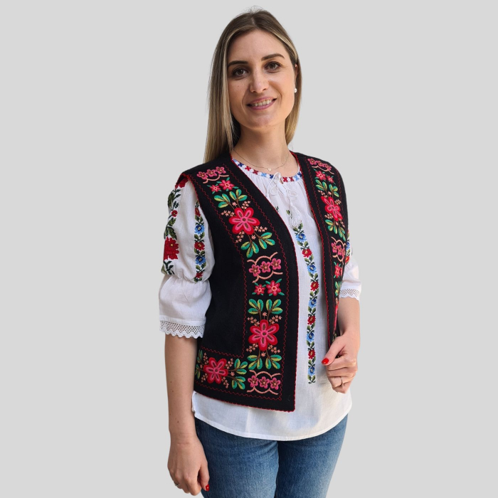 Vestă damă Ileana material stofa [2]