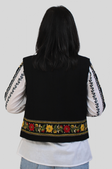 Vestă damă flori de toamnă [4]