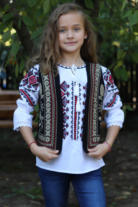 Vesta traditionala copii spicul grâului [1]