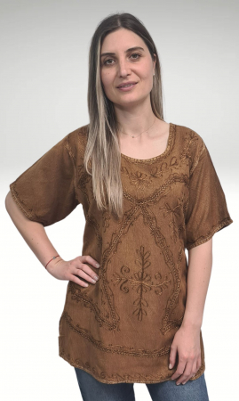 Bluze - Bluza vascoza Stela culoare bej