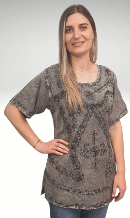 Bluze - Bluza vascoza Stela culoare gri