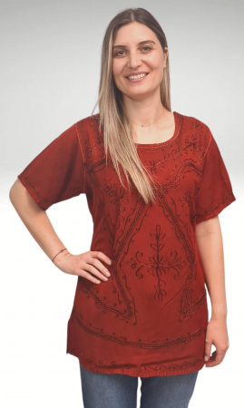 Bluze - Bluza vascoza Stela culoare rosu
