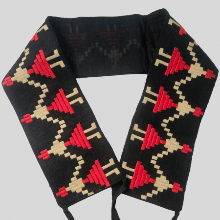 brauri - Brâu tradițional româncuțe culoare neagră 1