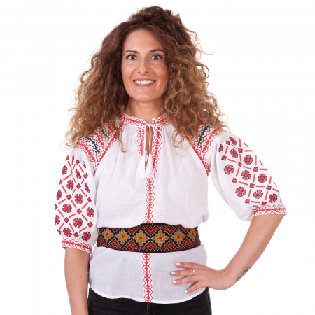 Brâu damă tradițional model romb [2]