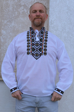 camasi traditionale - Cămașă tradițională Alisan broderie verde