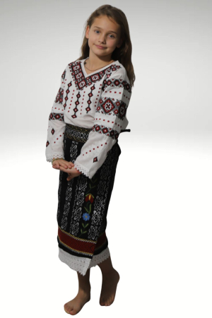 Catrinta argintie traditionala copii [2]