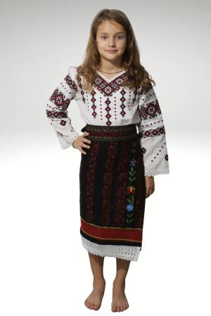 Catrinta rosie traditioanala copii [1]