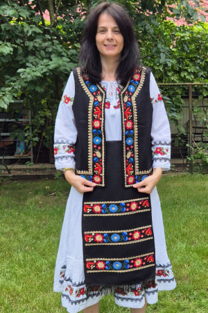 Dama - Compleu damă tradițional broderie spic