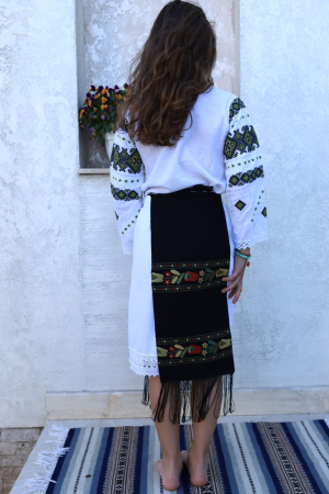 Fotă traditionala copii flori de campie multicolor [3]