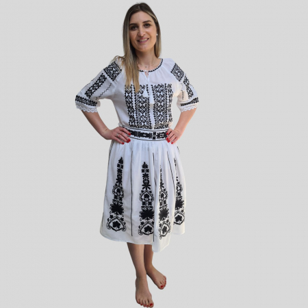 Fusta dama Monica culoare albă [3]