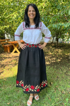 Dama - Fustă damă Hristina culoare neagră